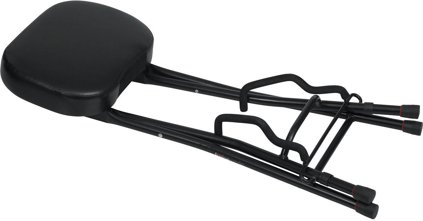 Gator Guitar Seat/Stand Combo GFW-GTR-SEAT - Every Guitarist Needs One! It's a Stand and a Seat! 2