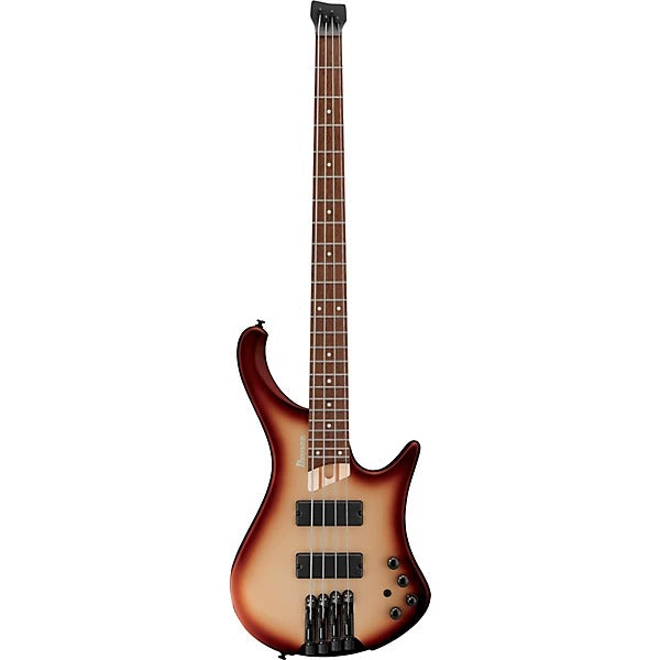 Ibanez EHB600CCM Ergonomic Headless Bass Guitar - Charred Champagne Burst Matte 4