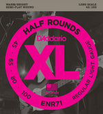 D'Addario ENR71 Half-Round Bass String Set (45-100)