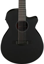 Ibanez AEG721 7-String Acoustic Electric Guitar - Black Out