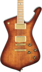 Ibanez IC420MFMCML Iceman Electric Guitar - Caramel Burst Low Gloss