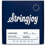 Stringjoy Signatures Balanced Nickel Wound Electric Guitar Strings - Super Light