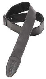Levy M7GP-BLK 2\" Leather Guitar Strap