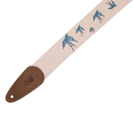 Levys MC8U-006 2\" Wide Cotton Guitar Strap - Blue Bird 3