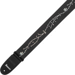 Ibanez GS100TOD Tim Henson Signature Guitar Strap - Black/Silver 2