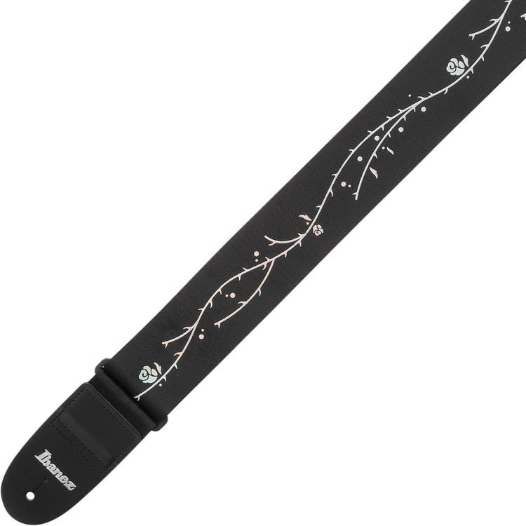 Ibanez GS100TOD Tim Henson Signature Guitar Strap - Black/Silver 2