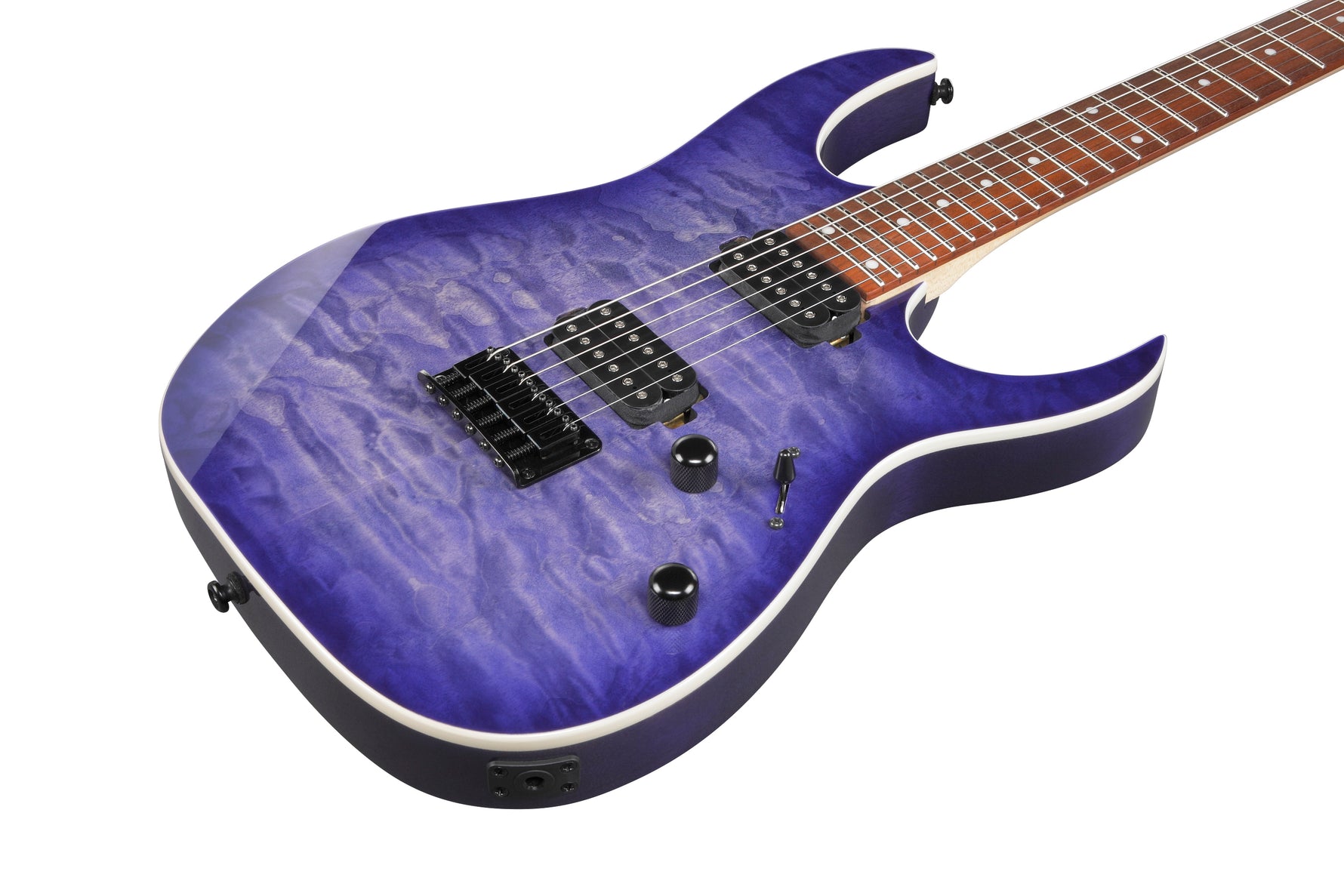 Ibanez RG421QMCBB Standard Electric Guitar - Cerulean Blue Burst 4