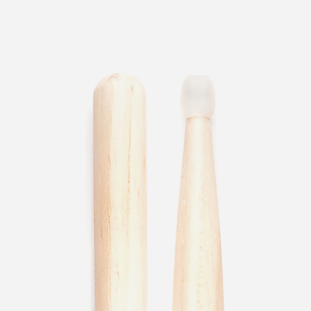 Promark 2BN Natural Hickory Nylon Tip Drum Sticks 2