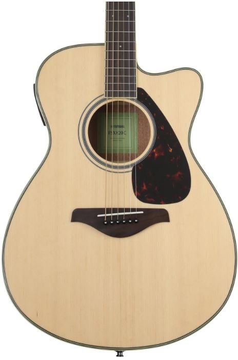Yamaha FSX820C Small Body Acoustic Electric Guitar - Natural