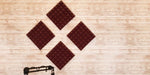 Gator Acoustic Foam Pyramid Panels 2\" 12x12 Burgundy 8-pack (GFW-ACPNL1212PBDY-8PK) 3