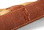 Taylor 4100-25 2.5-Inch Medium Brown Leather Suede Back Guitar Strap 2