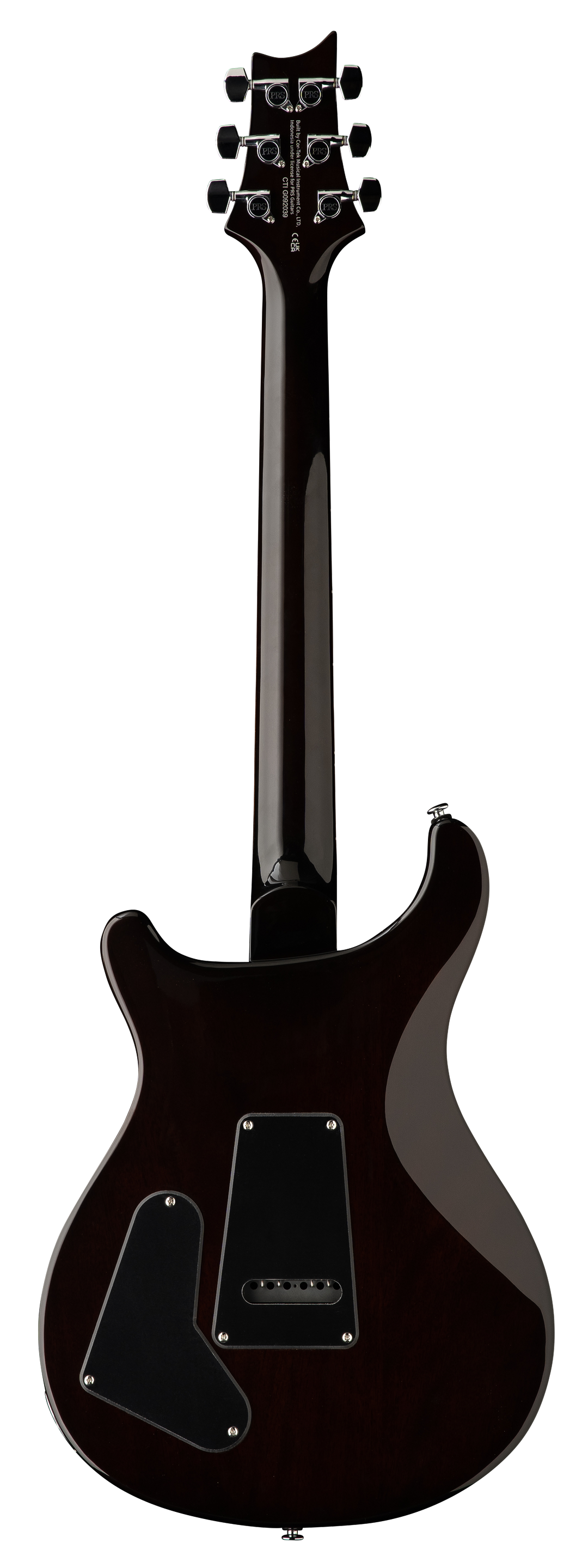 PRS SE Studio Electric Guitar - Orange Tiger Smokeburst 5