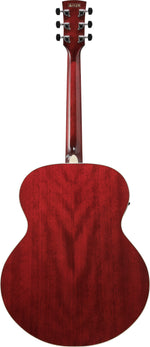 Ibanez AJ70M1EWR Acoustic Electric Guitar - Wine Red High Gloss 7