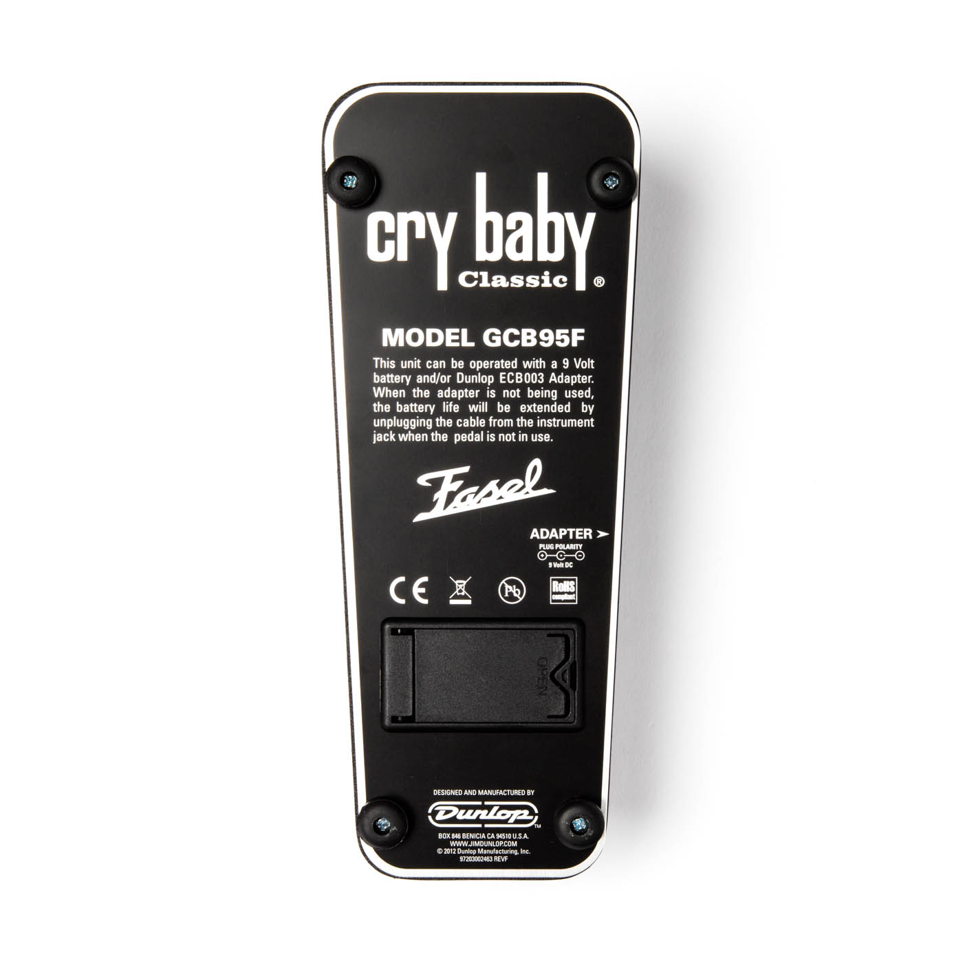 Dunlop 95F Crybaby Classic Wah Pedal – George's Music