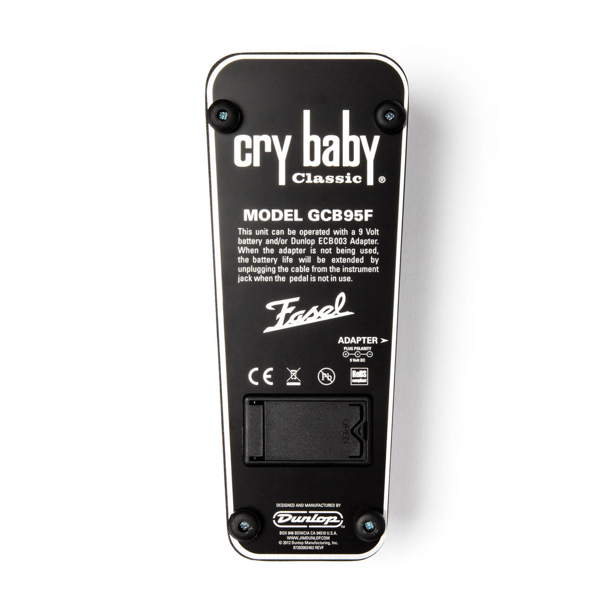 Dunlop 95F Crybaby Classic Wah Pedal 5