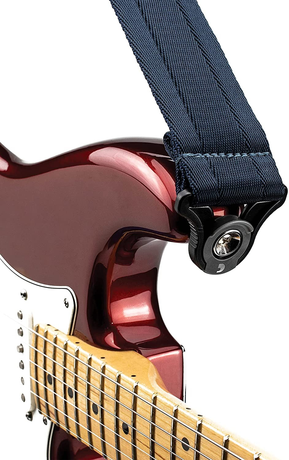 D'addario 50BAL10 Guitar Strap (Midnight) - With Auto Lock 2