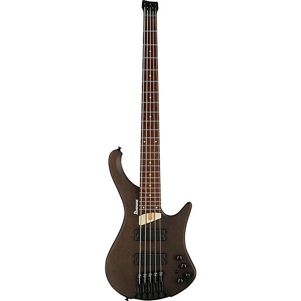 Ibanez EHB605 Ergonomic 5 String Headless Bass Guitar - Walnut Flat 5