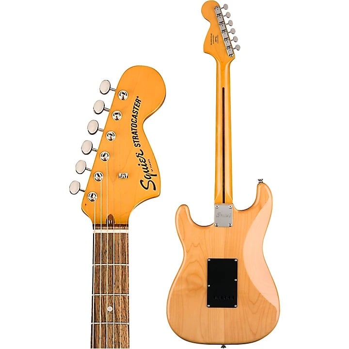 Squier Classic Vibe '70s Stratocaster Electric Guitar (Natural With Laurel Fretboard) - No Case 5