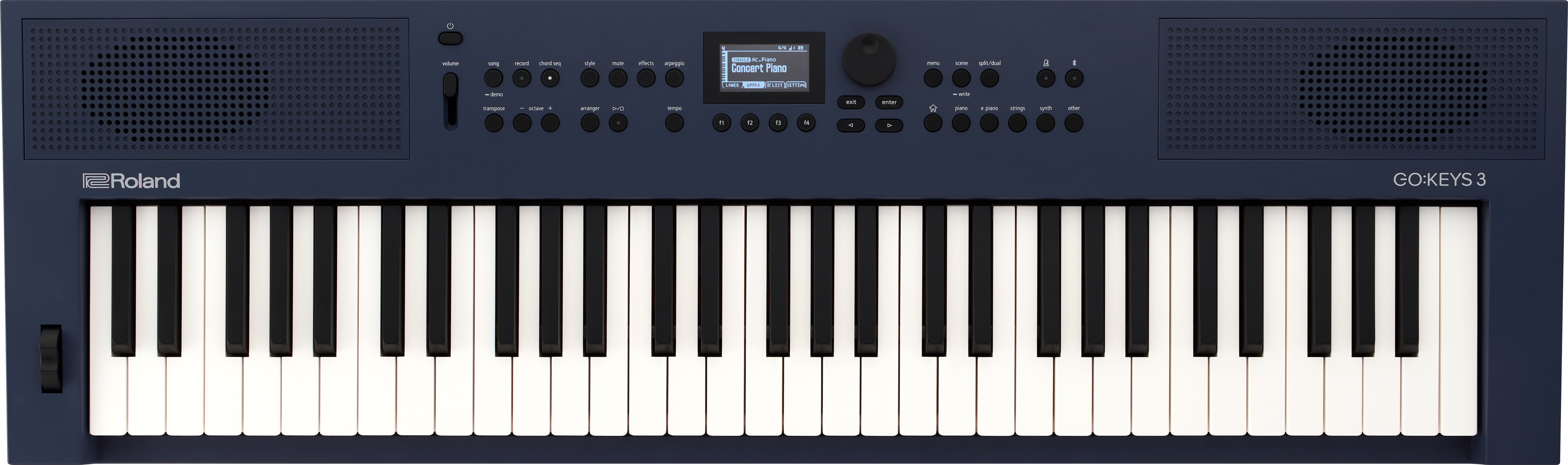 Roland GO:KEYS 3-MU Music Creation Keyboard - Midnight Blue
