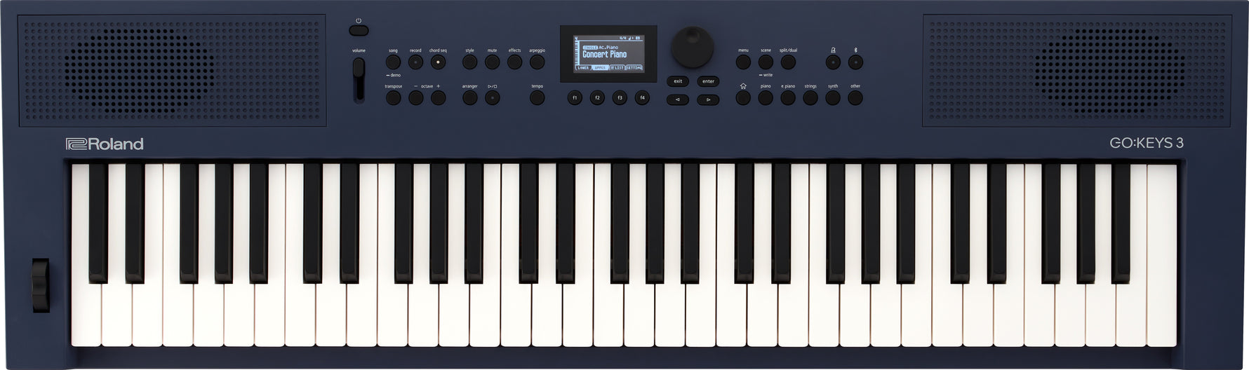 Roland GO:KEYS 3-MU Music Creation Keyboard - Midnight Blue 2