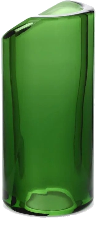 The Rock Slide Green Glass Guitar Slide - Medium 2