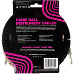 Ernie Ball 18' Braided Instrument Cable Straight/Straight - Emerald Argyle 2