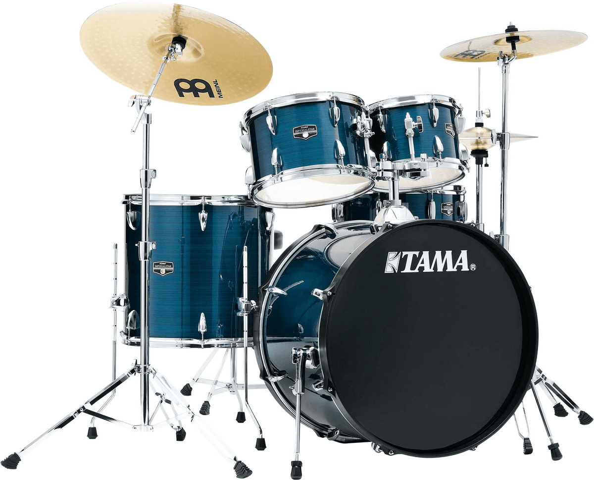 Tama Imperialstar 5 Piece Drum Set - Hairline Blue