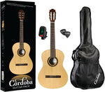 Cordoba CP100 Classical Guitar Package with Gig Bag, Tuner and Picks
