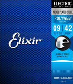 Elixir Polyweb Electric Guitar Strings Super Light .009-.042
