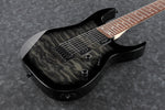 Ibanez GRG7221QATKS 7-string Electric Guitar Transblack 3