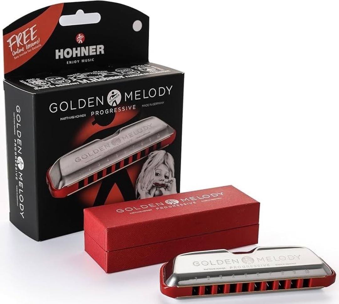 Hohner M544BX-G Golden Melody Progressive G Harmonica