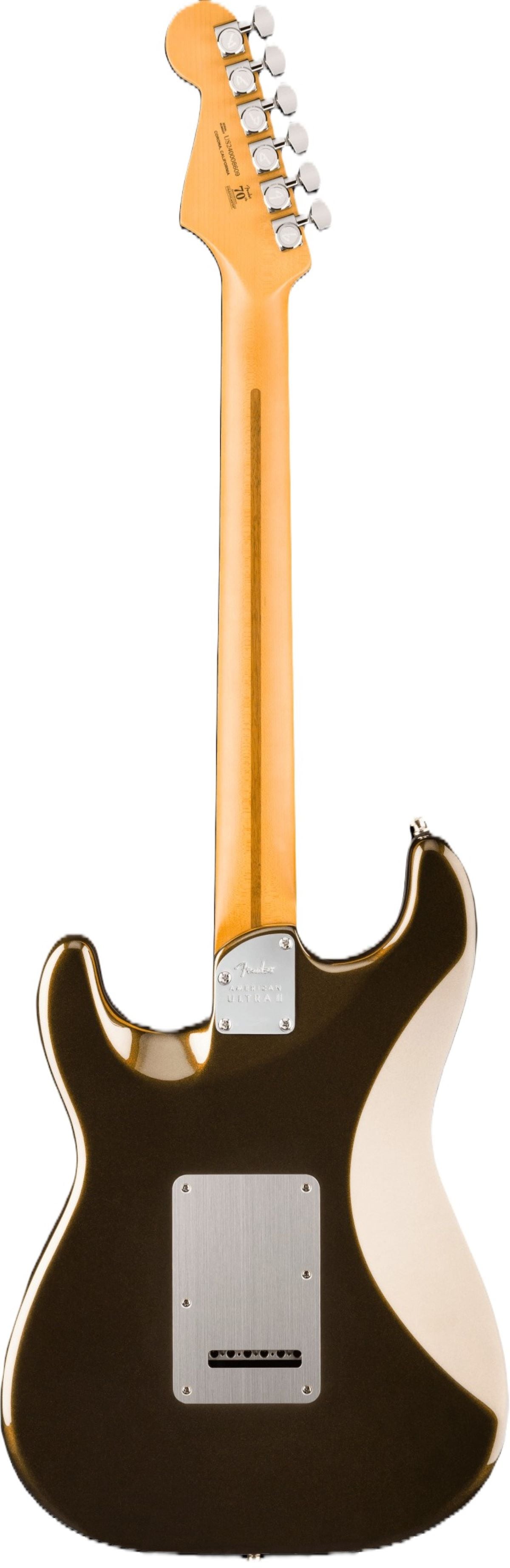 Fender American Ultra II Stratocaster HSS Electric Guitar - Texas Tea 2