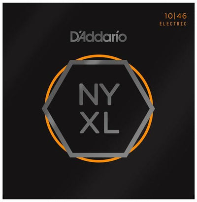 D'Addario NYXL Nickel Wound 10-46 Electric Guitar Strings - Light