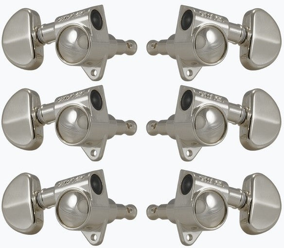 Grover 102-18 Series 3x3 Rotomatic Tuners - Nickel