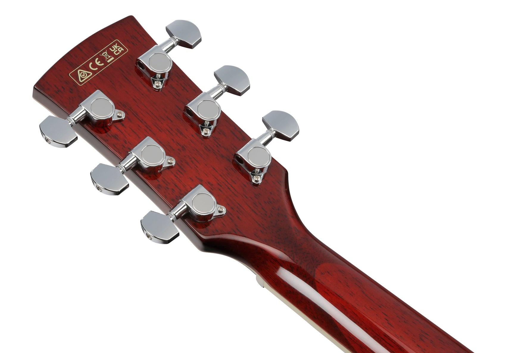 Ibanez AJ70M1EWR Acoustic Electric Guitar - Wine Red High Gloss 3