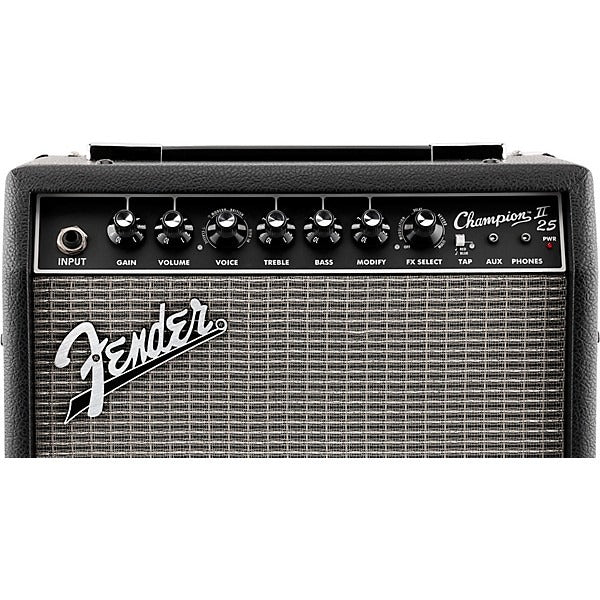 Fender Champion II 25 Combo Guitar Amplifier - Black 2