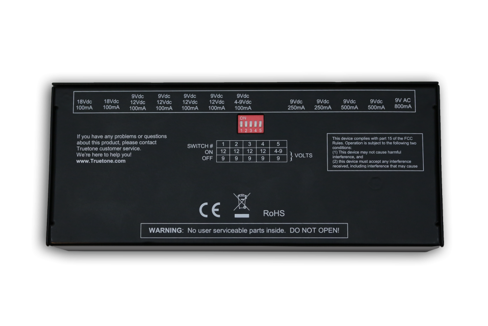 Truetone CS12 Multi Voltage Power Supply 4