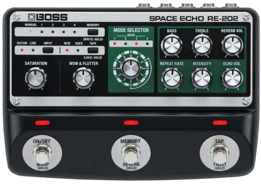 Boss RE-202 Space Echo Digital Delay Pedal