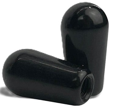 Allparts SK-0643-023 Metric Switch Tips for Import Guitars - Black