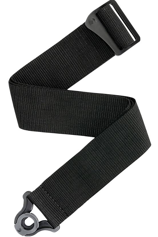 D'Addario PWSAL400 Poly Pro Gutiar Strap (Black) - With Auto Lock