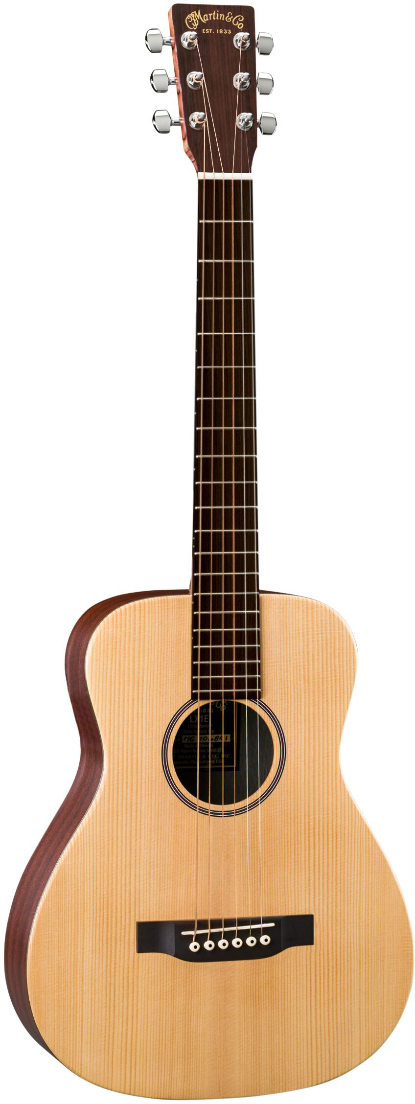 Martin LX1E Little Martin Acoustic Electric Guitar - Natural 2