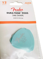 Fender Dura Tone Delrin Thin Guitar Picks - Daphne Blue (12 Pack) 2