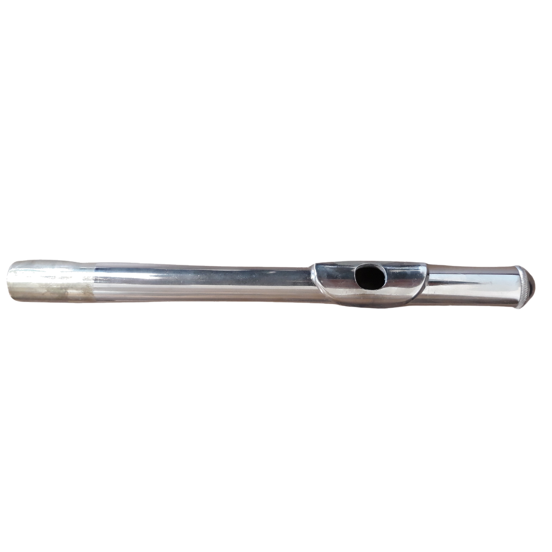 \"AS-IS\" Selmer Bundy \"Repairman's Special\" Nickel Plated C-Flute - With Case 3