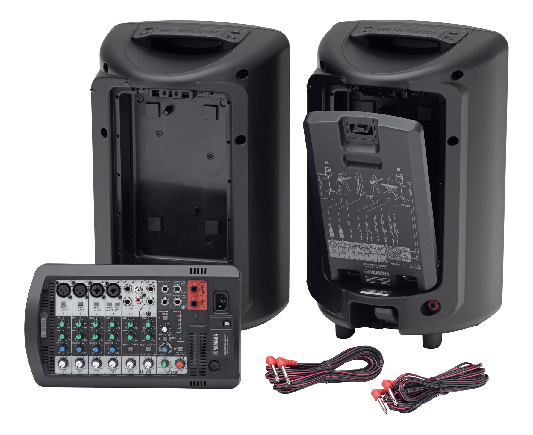 Yamaha STAGEPAS 400BT Portable PA with Bluetooth 2