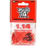 Ernie Ball 1.14mm Everlast Delrin Guitar Picks - Red (12 Pack) 3
