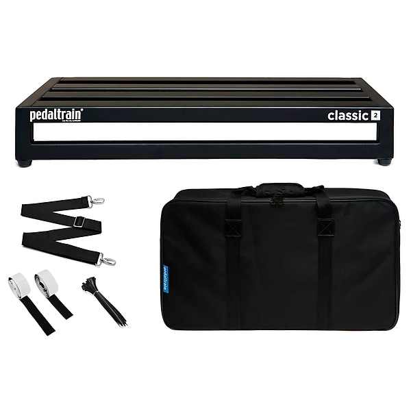 Pedaltrain Classic 2 Pedalboard - With Soft Case and Accessories