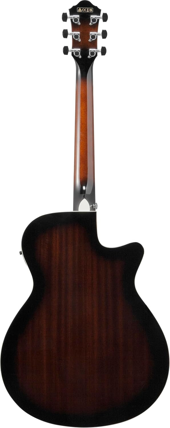 Ibanez AEG7 Left-Handed Acoustic Electric Guitar - Dark Violin Sunburst 5