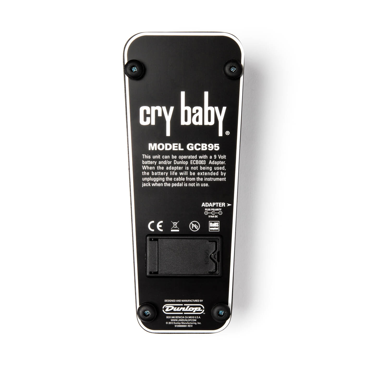 Dunlop GCB95 Original Crybaby Wah Pedal – George's Music