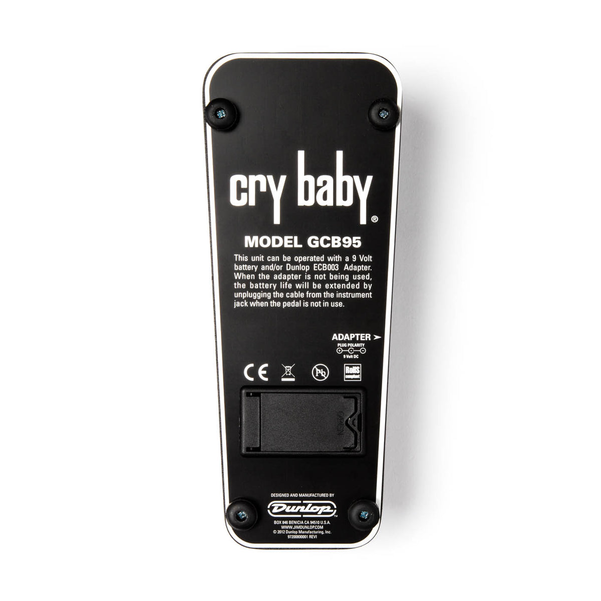Dunlop GCB95 Original Crybaby Wah Pedal 2