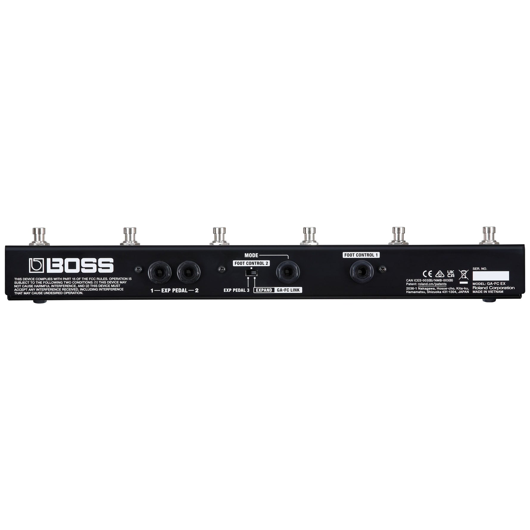 Boss GA-FC EX Foot Controller 2
